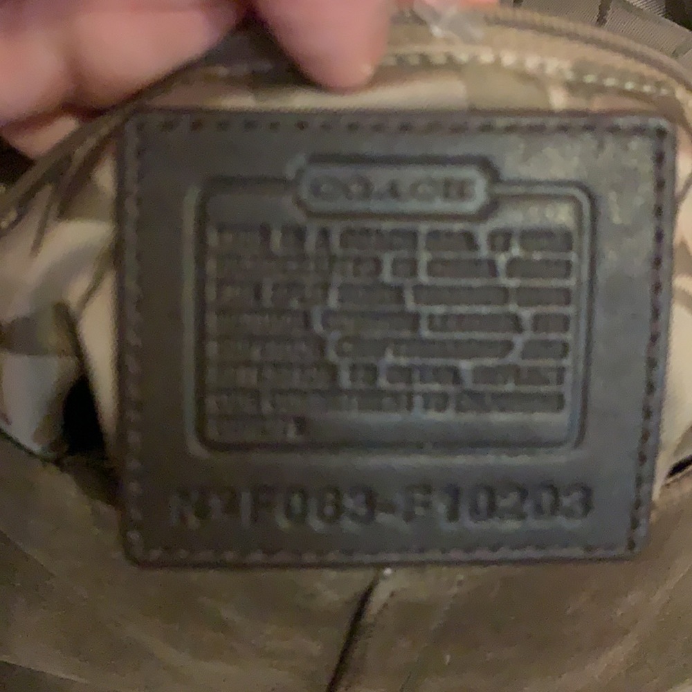 Coach suede brown flap leather purse! - Picture 6 of 11